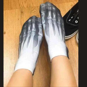 Skeleton Socks/X-Ray Foot Fashion Socks Casual socks X RAY ANKLE SOCKS